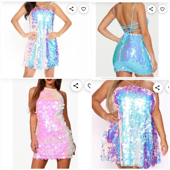 3/4" AB sequin material remnant extra wide 66"x144"  (7 1/3 Sq yds) - Picture 8 of 12